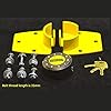 Stoplock Commercial 'Van Lock' W/Keys HG 199-00 - Anti-Theft Security Device Rear or Side Doors - Vehicle Crime Prevention , Yellow #4