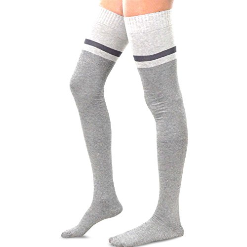 Image of Fashionable Cotton Slouchy Boot Socks for Women and Girls: Long Thigh Highs, Over-the-Knee Highs, and Knee Highs