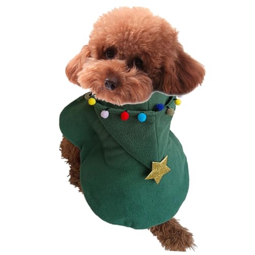 Disfraz para perro capa árbol de Navidad talla M miniatura 5