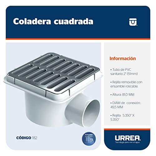 Opiniones y reviews de Coladera urrea los mejores 5. 18 Imagen adicional