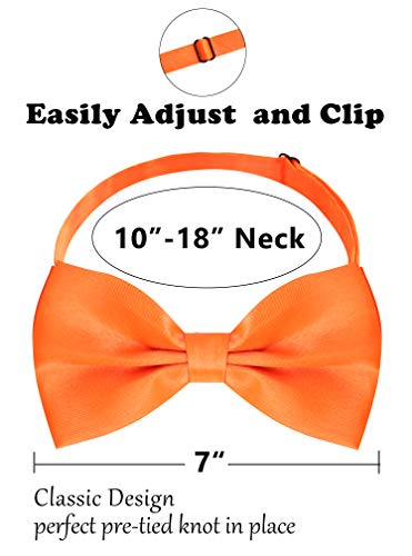 Orange Suspender For Men And Women Y-Back Suspenders For Men Clip Suspenders Bow Tie Set #TOP1