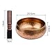 20.5cm Large Tibetan Singing Bowl Set, Handmade Metal Sound Bowl with Soft Cushion & Wooden Mallet – Meditation, Chakra Healing, Yoga Relaxation
