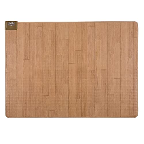 ライフジョイ ホットカーペット 1.5畳相当 日本製 フローリング調 128cm×176cm 防水 ベージュ JPJ151WC