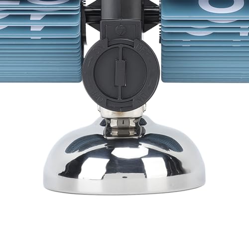 Reloj abatible mecánico de mesa azul estilo retro vintage con engranaje 8