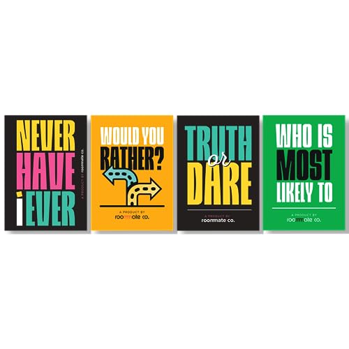 Image of Roommate Company Card Game Combo-The Ultimate Party Game for Game Night, Bachelorette, College, Birthdays, & More| Card Games for Adults (Combo 4.0)