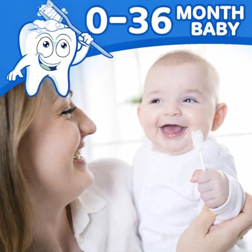 Image of Baby Tongue Cleaner Gauze, Baby Toothbrush Disposable Oral Cleaner, Toddler Toothbrush for Tooth Mouth Gum Clean, Infant Toothbrush Oral Cleaning Stick, Baby Oral Cleaner Newborn 30 Pcs