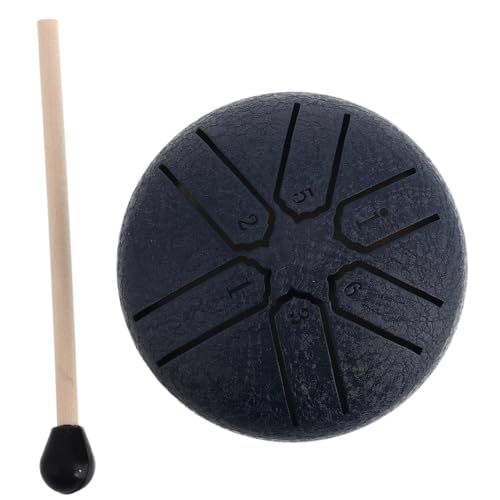 Toddmomy Yoga Handpan Drum 3-inch Mini Percussion Instrument for Meditation Perfect for Home Travel and Performances