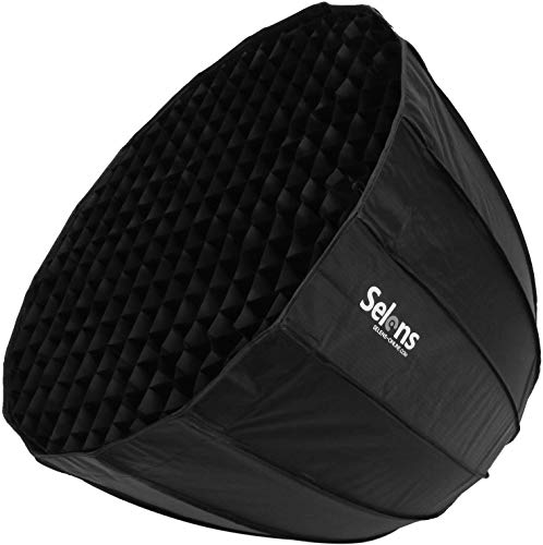 Selens Honeycomb Grid For Selens 48 Inch 16-Rib Deep Parabola Quick Folding Softbox Photography Softbox Honeycomb Grid Soft Grid For Softbox, Black Honeycomb Grid #TOP2