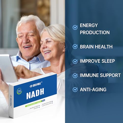Image of CELFULL 40mg NADH Immune Support Supplements,Boost Energy NAD+ Levels Anti-Aging, NAD+ for Women and Men
