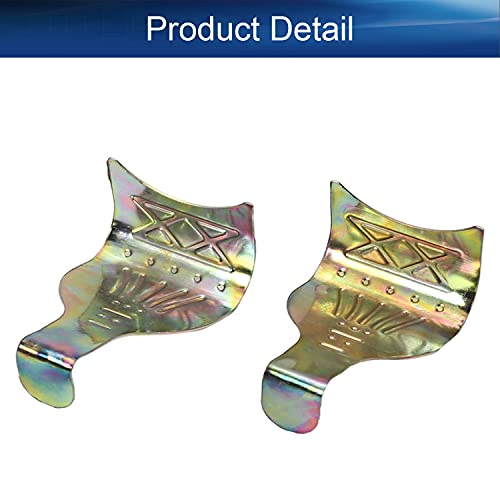 Image of Solid Moulding Picture Hooks Hangers Rail Hanging Hook Color Zinc-Plated 54mmx29mm Bronze 15pcs