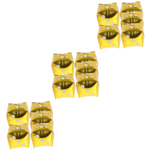 ifundom 15 Piezas De Dados Dados De Seis Caras Globos Jumbo Dados Inflables Globo Cuadrado Globos De...