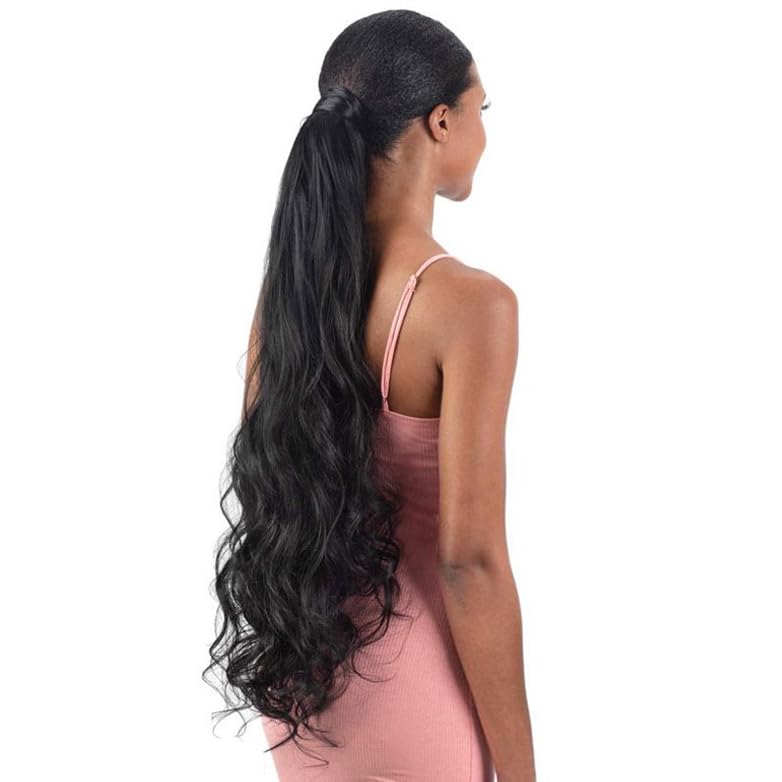 Organique Mastermix Shake N GO Synthetic Weave - Euphoria Curl 30" (1B OFF BLACK)