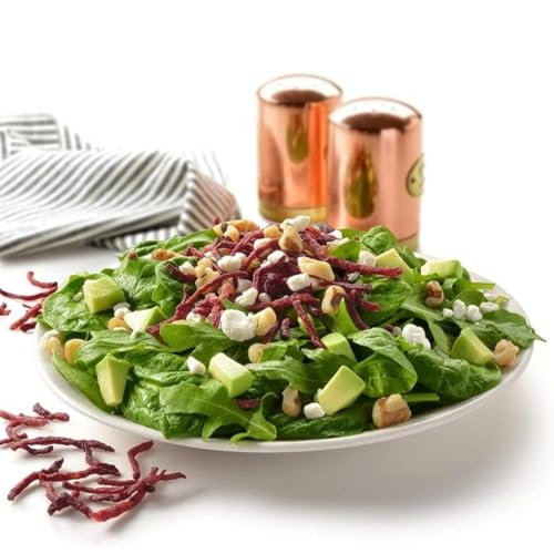 Image of Fresh Gourmet Beets for Salads, Wraps, Vegetables, Grain Bowls and Snacks, Crunchy Garnishes, Salad Mix Ins and Vegetable Toppings, Crispy Balsamic Beets, 3.5 Ounce (Pack of 4)