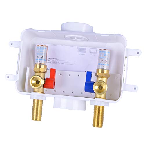 Hydro Master Washing Machine Outlet Box, Washing Stop Valves with Water Hammer Arrestor - Thumbnail 5