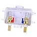 Hydro Master Washing Machine Outlet Box, Washing Stop Valves with Water Hammer Arrestor