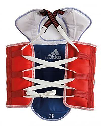 Adidas Unisex's Wt Taekwondo Martial Arts Tkd Body Protector Chest Guard, Blue, Small #TOP4