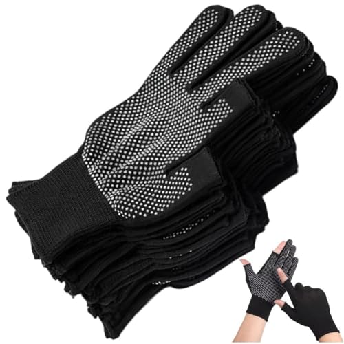 Uzztfa 12 Pares De Guantes De Ciclismo Ligeros para Correr, con Pantalla Táctil, Antideslizantes, para Ciclismo, Deportes Y Conducción, para Hombres Y Mujeres.