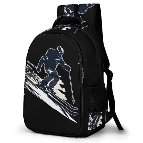 Skiing Ski Freeride Backpack Laptop Women Travel Bag Casual