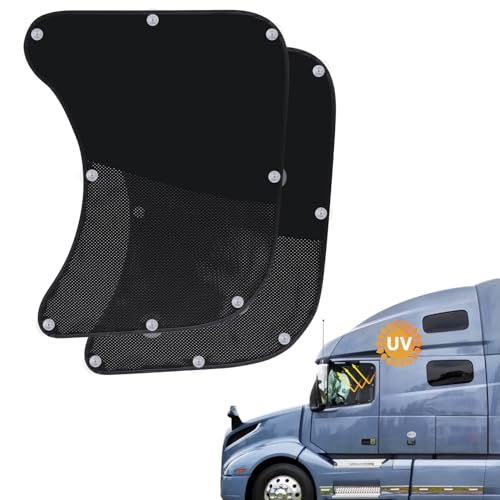 Side Window Sun Shade for Semi Truck, Upgarde Shade Interior UV Protection Truck Windows Shades RV...