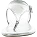 Calvin Klein Women's Moraca Sandal, Silver 098, 6
