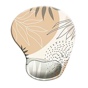 Ergonomic Mouse Pad with Wrist Help,Mouse Pads with Non-Slip PU Base for House Workplace Working Learning Straightforward Typing & Ache Aid