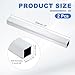 uxcell 2Pcs 6063 Square Aluminum Tube, 19mm x 19mm x 2mm Wall Thickness 204mm/8