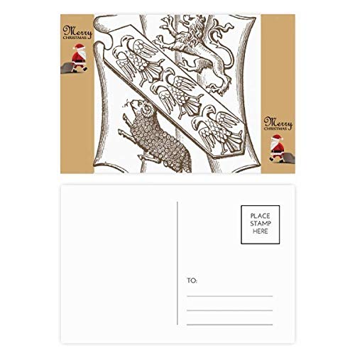 Cartes postales mouton baroque pour envoyer un remerciement sincère et poétique