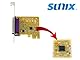 KALEA-INFORMATIQUE SUNIX PAR6408A PCI Express PCIe Controller-Karte Parallel LPT IEEE1284 - SPP ECP EPP BPP mit SUN2212 Chipsatz - High und Low Profile.