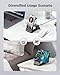 Charging Station for iPhone,5 in 1 Wireless Charger Stand Dock for Apple: Mag-Safe Charging Station for Multiple Devices Apple iPhone 17 16 15 14 13 12 Pro Max Plus iWatch Airpods