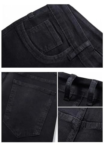 Men Denim Pants Straigh Trousers Classic Caaual Cotton Stretch Size Jeans 193 Blue 283