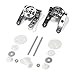 Haoyull Toilet Seat Hinges Replacement Part Toilet Lid Hinges with Soft-Close Mechanism Hinge for Toilet Seat Simple Install