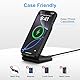 Google Pixel Wireless Charger Stand, 15W Schnelles Kabelloses Ladegerät Handy Ständer, Induktive Ladestation Wireless Charger für Google Pixel 9 Pro/8/7/6/5/Samsung Galaxy S25+/S24 FE/S23/S22/S21/S20