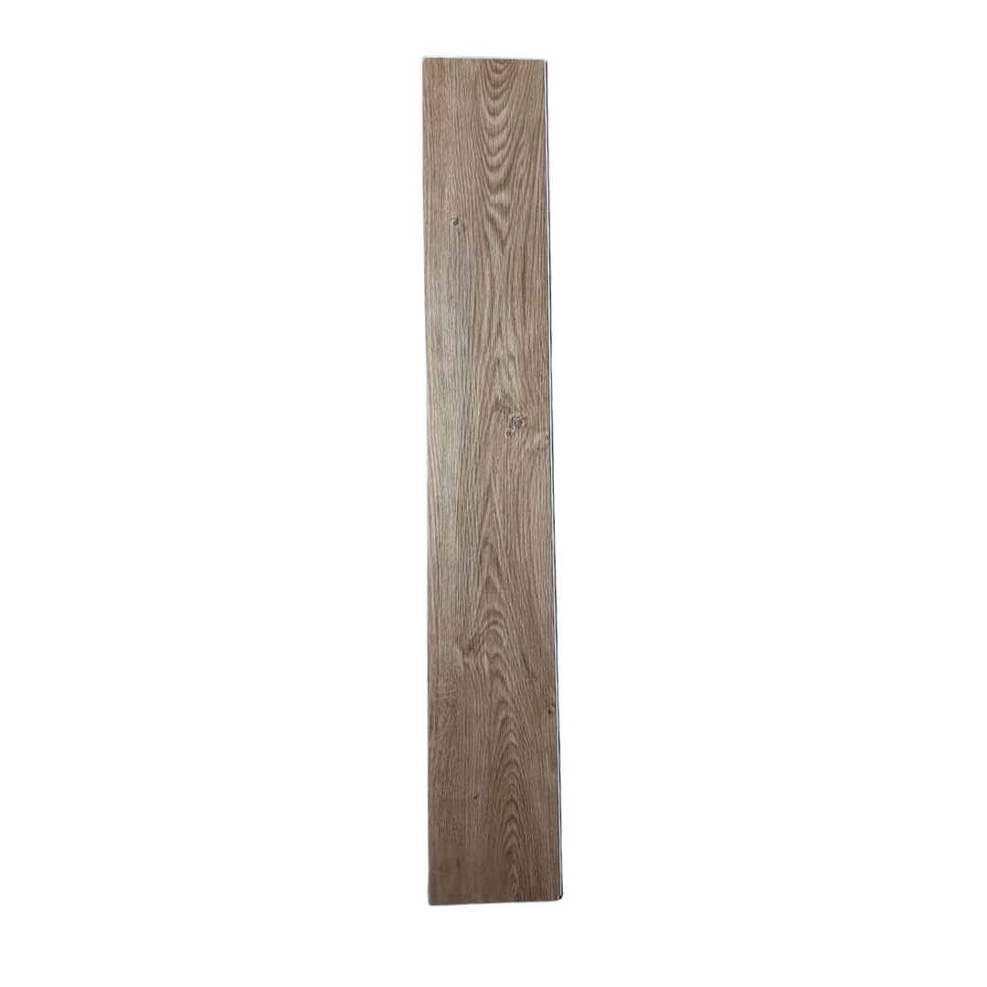 SPC FLOOR WOOD Pavimento Laminato SPC, Rovere Medio, 122x18,4x0,5 cm, 10 Listoni, 2,25 mq, Resistente all'Acqua, Uso Interno