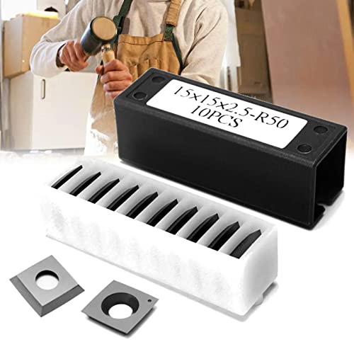 Juego de 10 Fresas de Carburo 15x15x2.5 mm para Torno miniatura 1