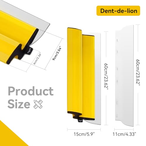 60 cm (23,62 Zoll) / 60 cm Stuckspatel, blaues Texturmesser aus Edelstahl, Wandpaneel, Gipskarton, Wanddekoration, Bauwerkzeug