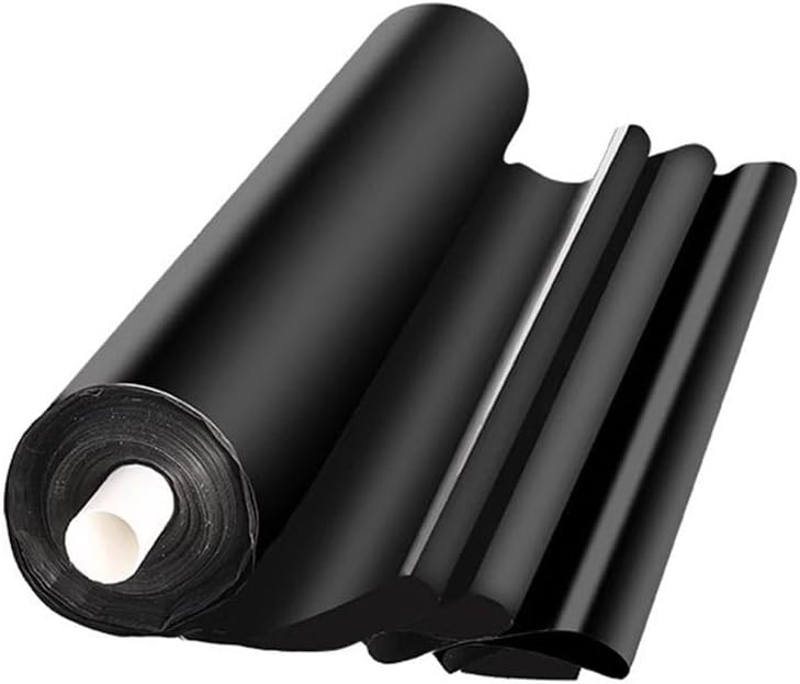 HDPE Pond Liner 0.4mm Thick, Easy-Cut, Puncture Resistant Film for Aquaculture, Koi Ponds, Water Gardens, Outdoor Pool, Impermeable, Durable (1x5m)