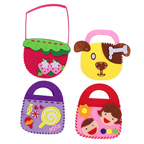 TOYANDONA 4 Conjuntos De Bolsas Infantis Brinquedos Educativos Mini Carteira Carteira De Moedas Pres