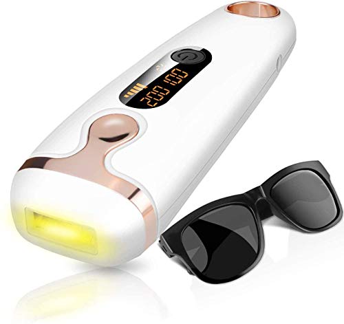 Hair Removal for Women and Men - IPL Permanent Hair Remover Technology - 999,999 Flashes Automatic Hair Remover for Face, Arms, Legs, Bikini Area and Whole Body
