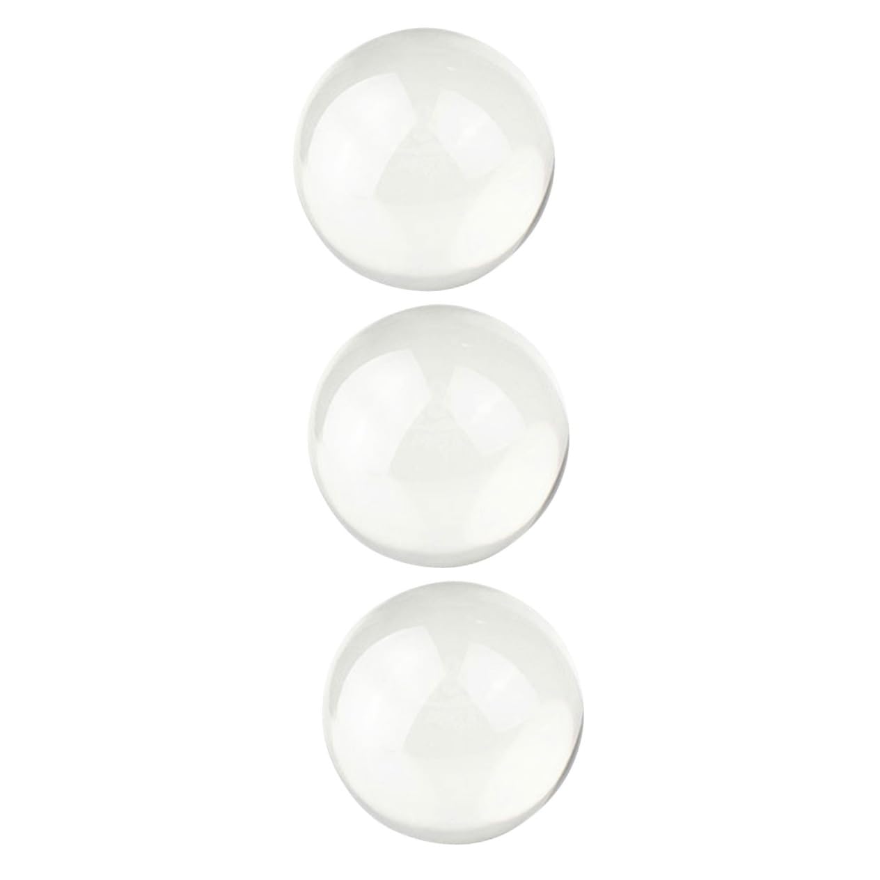 Garneck 3pcs Acrylic Contact Juggling Balls Juggling Tool for Acrobatic Performance