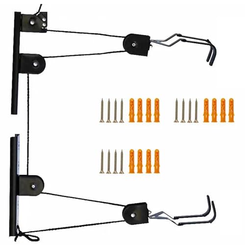 ガレージ保管用ツールバイク天井フックスペース効率の良いオーバーヘッド保管ソリューション