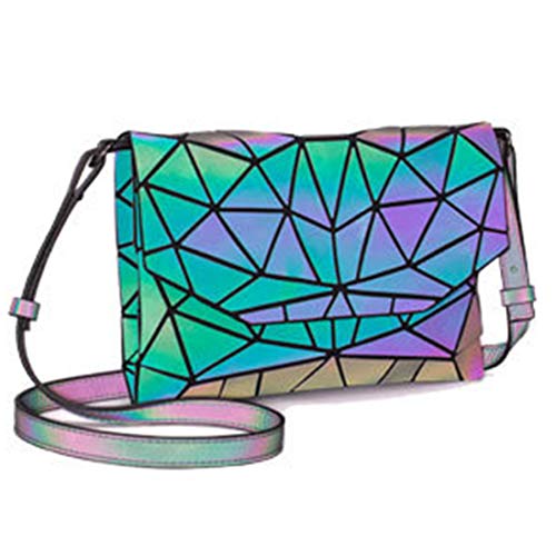 Orita Geometric Luminous Purse Shoulder Handbags Crossbody Shoulder Clutch Bag Satchel Bag - Main Image