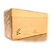 Lightbloc Bloque de Yoga de Madera Super Ligero - Made in BCN - para Hacer Ejercicios apoyar y profundizar posturas - Hecho a Mano, Natural- Accesorios - Ladrillo-Tacos Yoga-Pilates
