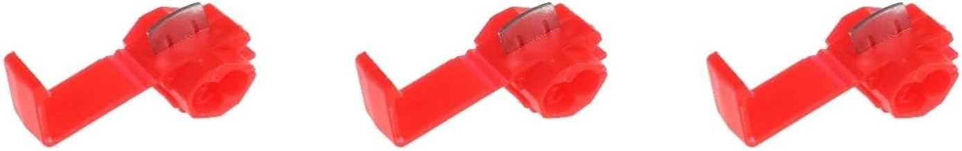 OSALADI Conectores De Crimpagem 150 Peças Conectores De Fio Elétrico Fechadura Elétrica Emenda Rápida Conector De Fio De Cobre Conector De Deslizamento Rápido Fechadura Elétrica De Carro