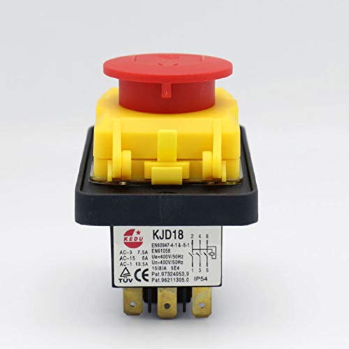 7pins 400V/50Hz 5E4 On/Off Electrmagnetic Power Switches for Vessel Boat Grinding Machine JD18