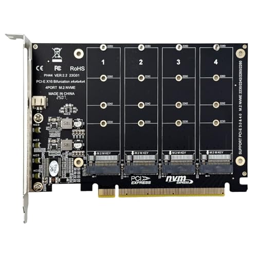 Adaptador PCIE NVME ph44 contra la saturación de datos en sistemas