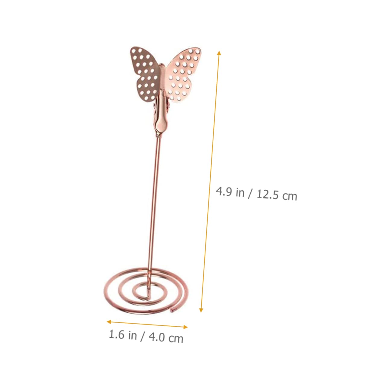 Operitacx 20stücke Teiliges Tischkartenhalter Mit Schmetterlingsdesign Platzkartenständer Für Hochzeiten Feste Und Büros Stabil Und Bruchsicher Für Namenskarten Und Fotos