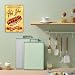 SUPERDANT Hot Dog Vintage Metallschild Fast Food Poster Küche Retro Metallschilder Vintage Metallschild Retro Metallposter Lustige Vintage Deko Für Restaurant Wohnzimmer Retro Dekor