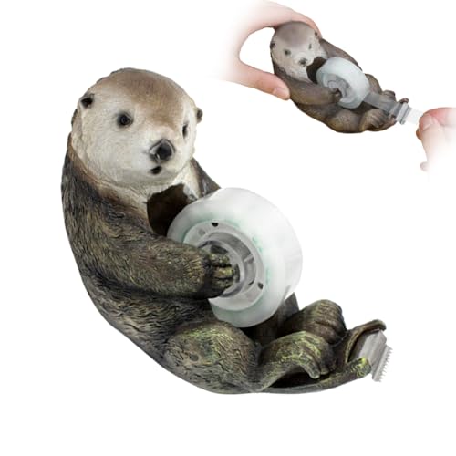 Dérouleur de ruban adhésif, dévidoir de ruban adhésif, porte-rouleau en résine mignon, pour table, bureau, école, activités à domicile, scrapbooking (avec ruban adhésif)