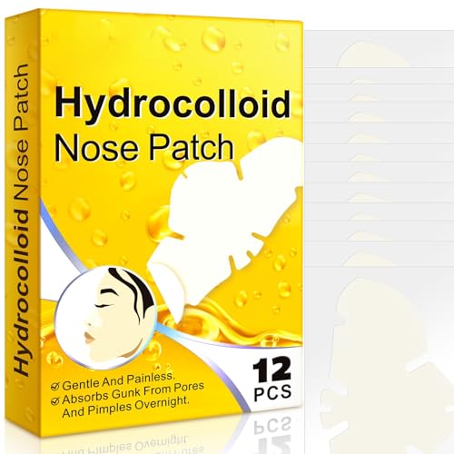 Pore Strips,Blackhead Remover Strips,Hydrocolloid Patches for Nose,Blackhead Remover Nasal Strip for Blackheads,Easy to Use,Pore Cleaner Patch for Womem &Men,Deep Cleansing & Shrink Pore