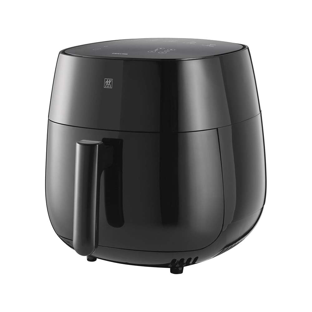 ZWILLING Air Fryer - Freidora de aire caliente, 4 L, 6 programas, 1400 W, freír, cocinar y hornear sin grasa, incluye libro de recetas, color negro